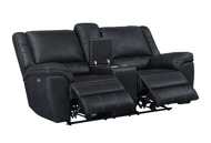 Picture of Tanner Dark Grey Power Reclining Console Loveseat