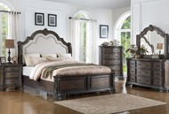Picture of Sheffield Antique Grey 3 PC King Bed