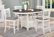 Picture of Hartwell White/Grey 5 PC Counter Height Dining Room