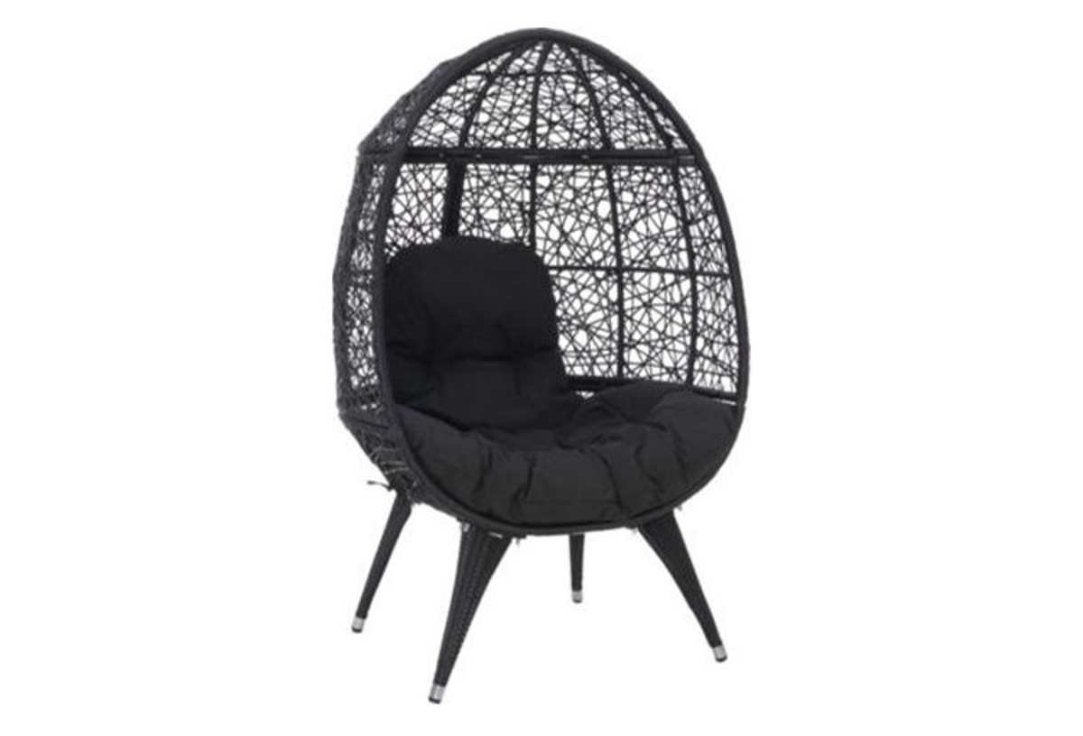 Picture of Indah Black Round Nest Chair