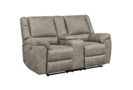 Picture of Tanner Beige Power Reclining Sofa & Console Loveseat