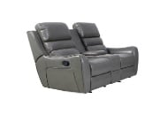Picture of Cooper Grey Reclining Sofa & Console Loveseat