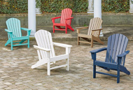 Picture of Sundown White Adirondack Chair