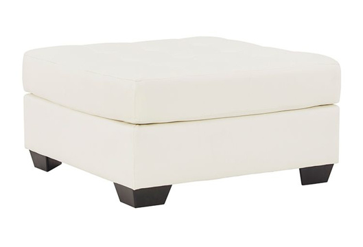 Picture of Donlen White Ottoman