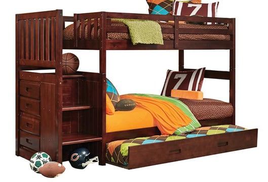 Picture of Forrester Twin/Twin Staircase Bunk Bed