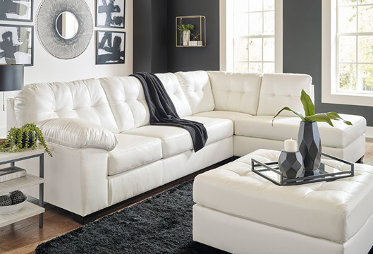Picture of Donlen White Sectional