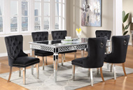 Picture of Marque Black/Mirror Dining Table