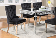 Picture of Marque Black/Mirror Dining Table