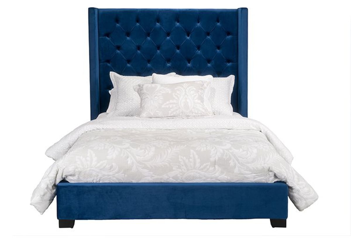 Picture of Westerly Blue King Upholstered Bed