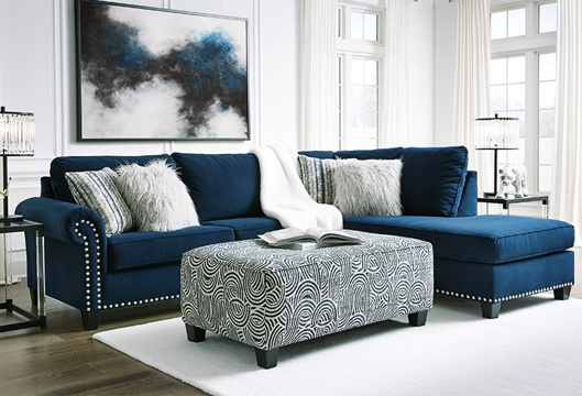 Picture of Trendle Blue 2 PC Sectional