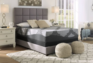 Picture of Ashley Sleep 12" Hybrid Queen Mattress & Low Profile Boxspring