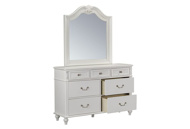Picture of Lilibet White Dresser & Mirror