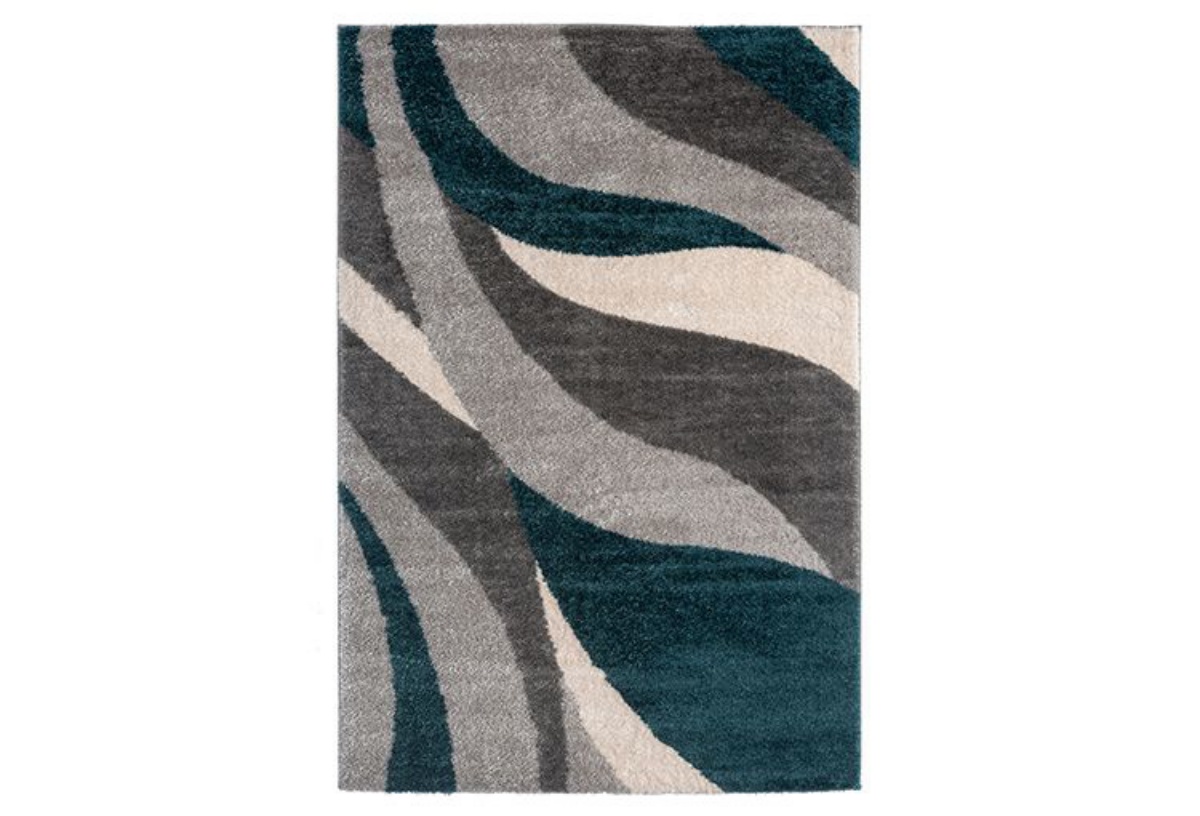 Picture of Chic Grey/Blue Accent Rug