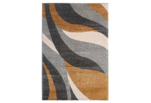 Picture of Chic Grey/Yellow Accent Rug