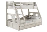 Picture of Madison White Wash Twin/Full Bunkbed