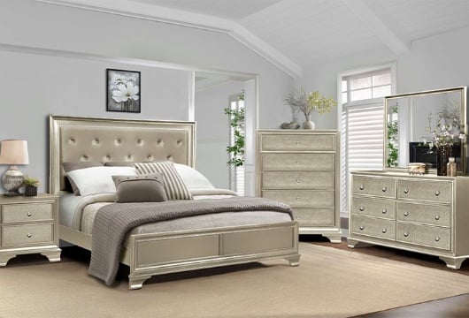 Picture of Brooklyn Champagne 3 PC King Bed