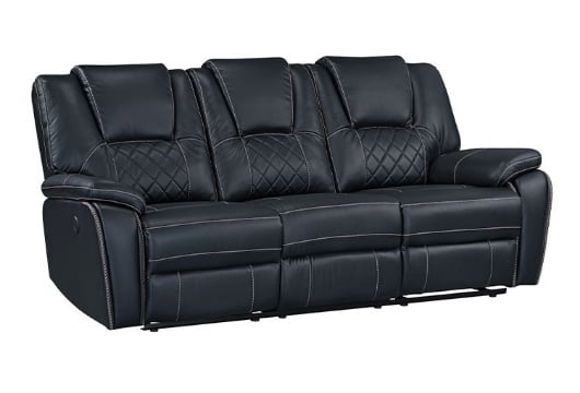 Picture of Diamante Black Power Reclining Sofa