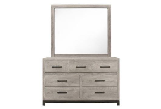 Picture of Augusta Grey Dresser & Mirror