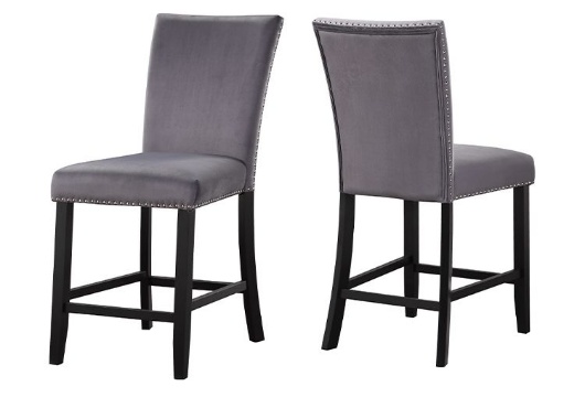 Picture of Celine Grey Upholstered Counter Height Chair