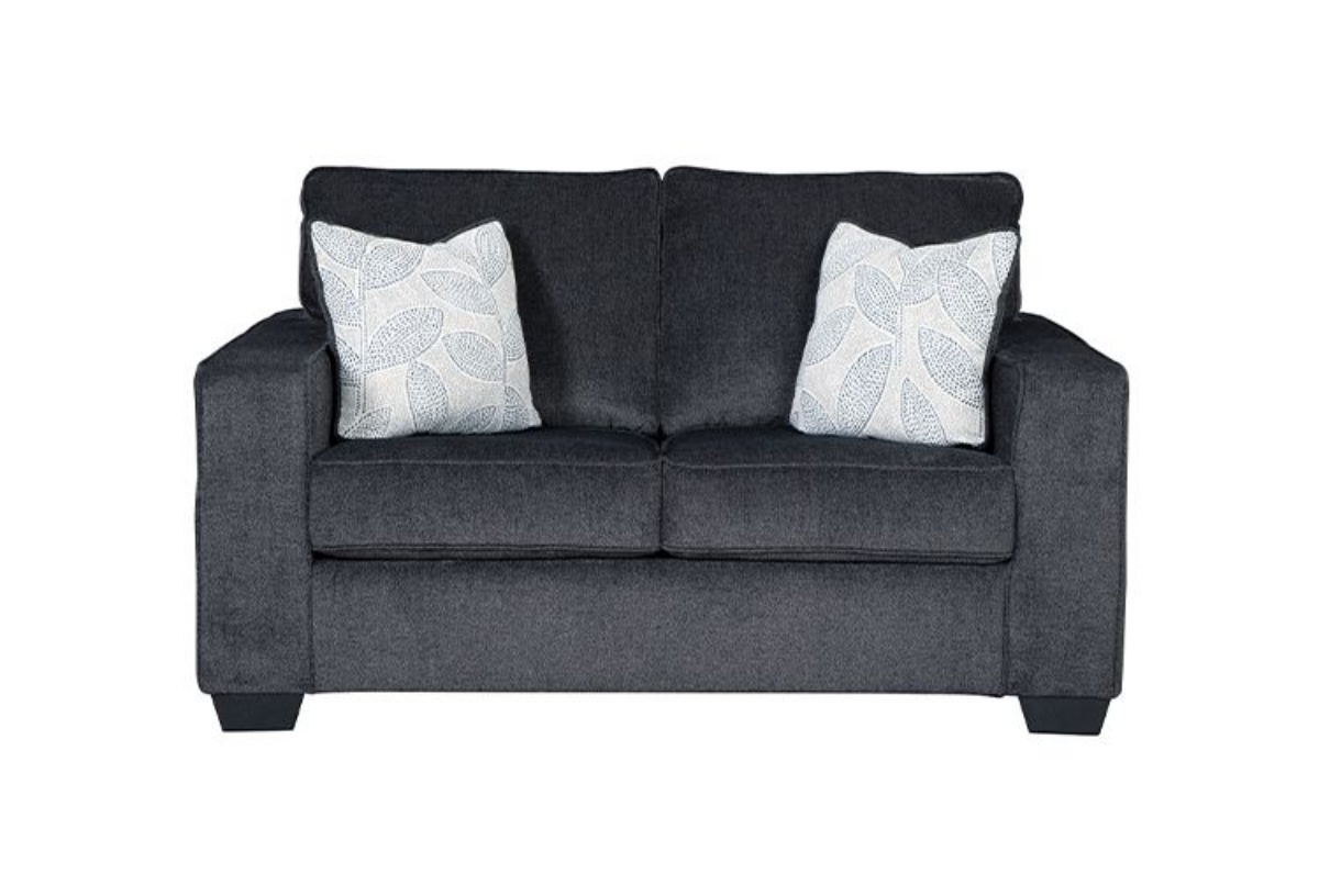 Buy Altari Charcoal Sofa & Loveseat Part Badcock & More