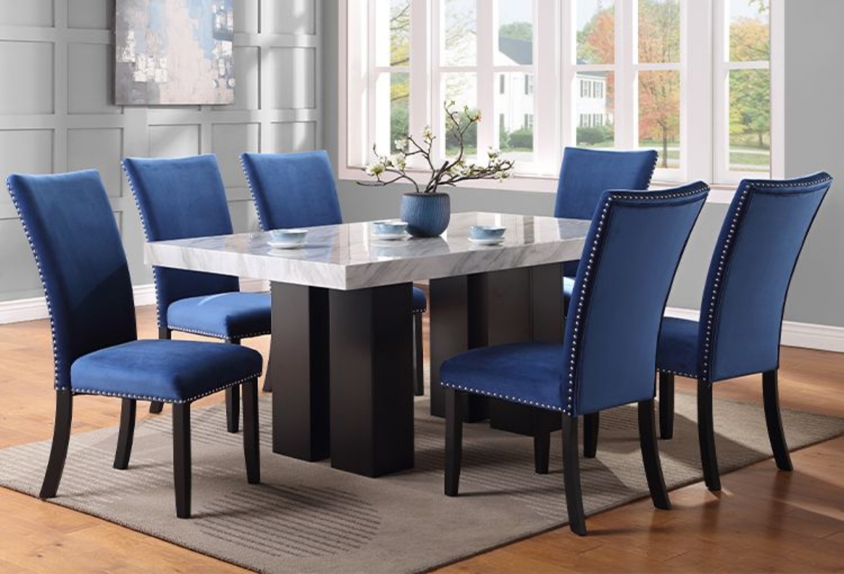Picture of Celine 5 PC Dining Room - Blue