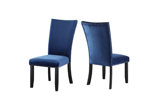 Picture of Celine Blue Upholstered Dining Chair