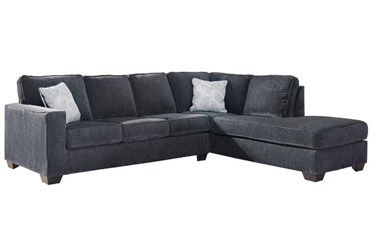 Picture of Altari Charcoal Sleeper Sectional With Chaise