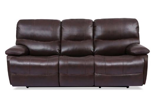 Picture of Dominic Brown Leather Power Reclining Sofa & Console Loveseat