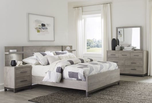 Picture of Augusta Grey 7 PC King Wall Bed
