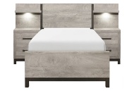 Picture of Augusta Grey 7 PC Twin Wall Bed