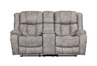 Picture of Luxe Pewter Reclining Sofa & Console Loveseat