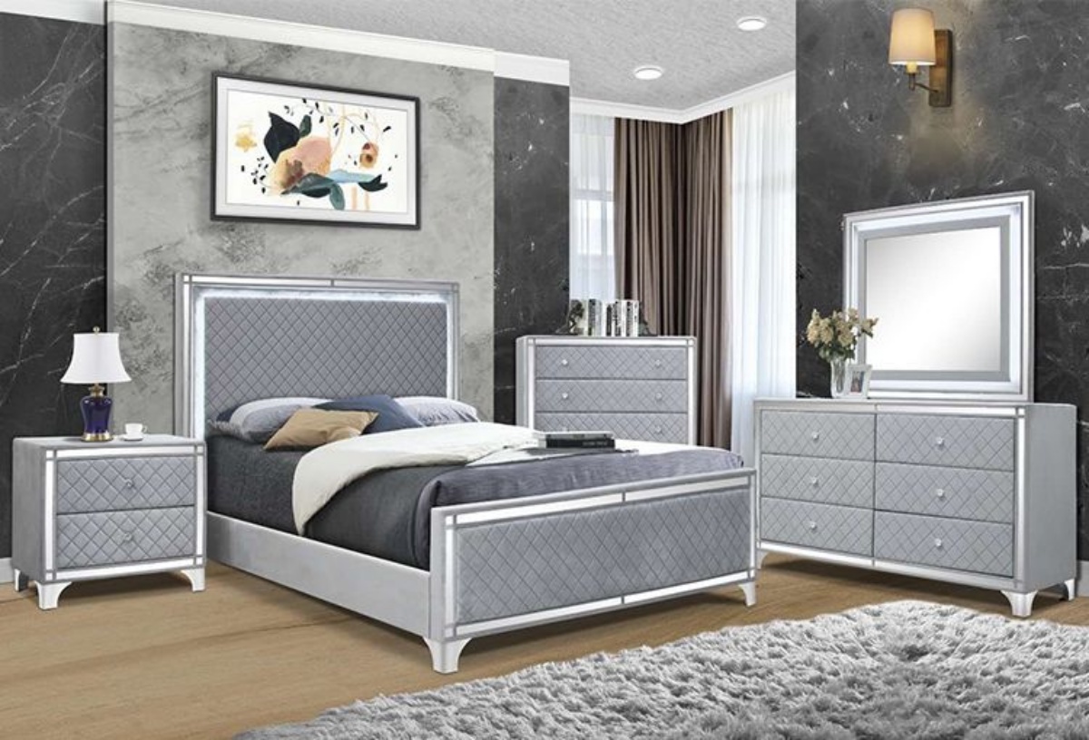Picture of Aria Grey 5 PC King Bedroom