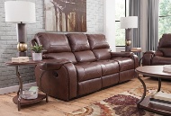 Picture of Roland Saddle Reclining Sofa With Drop Down Table