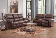 Picture of Roland Saddle Reclining Console Loveseat
