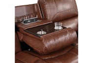 Picture of Roland Saddle Reclining Sofa & Console Loveseat