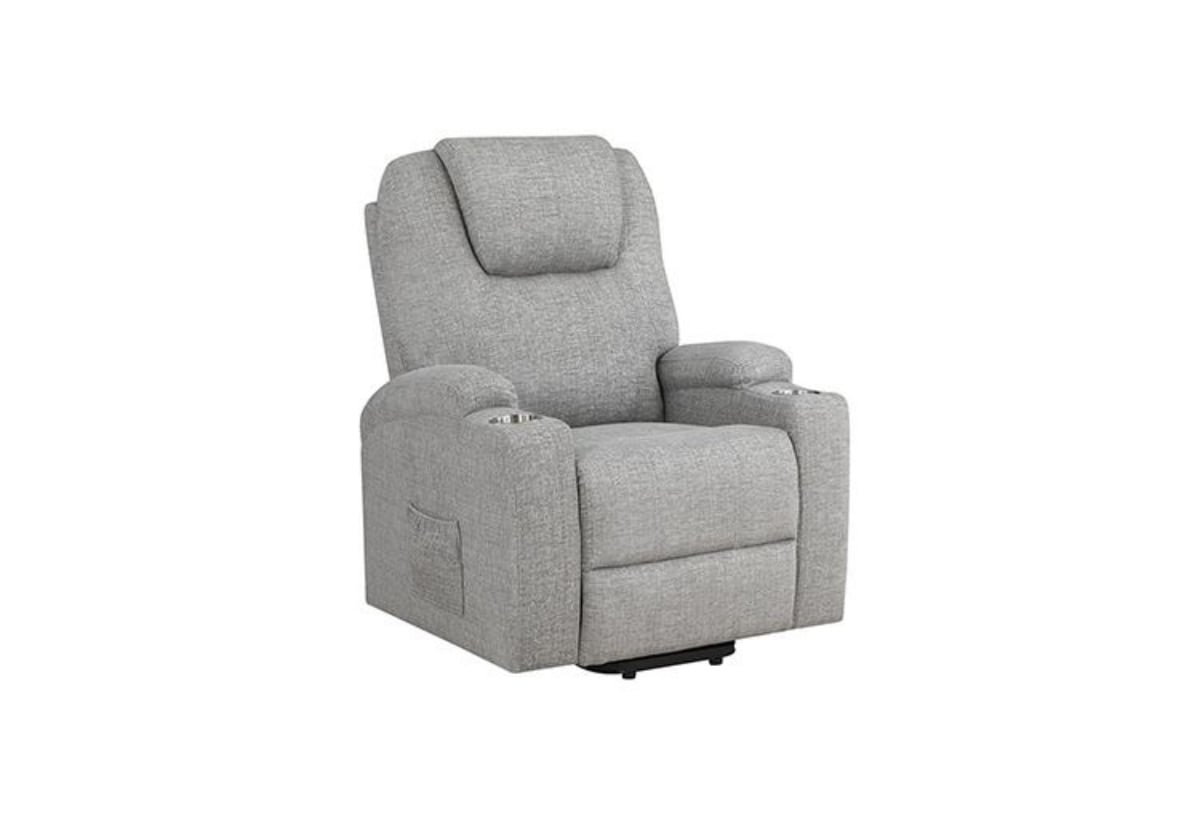 Picture of Beau Grey Lift Recliner With Heat & Massage