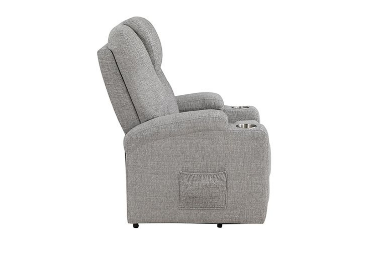Buy Beau Grey Lift Recliner With Heat & Massage Part HF6027C FB