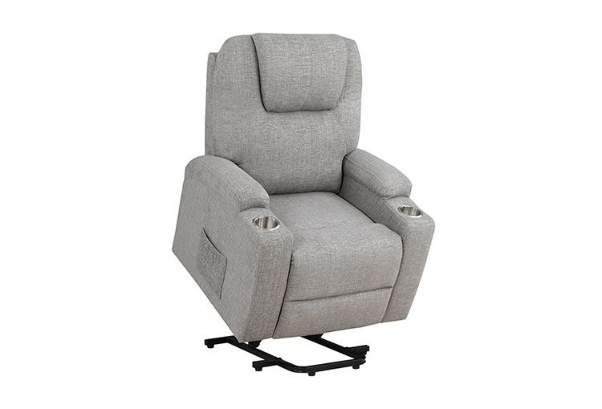 Buy Beau Grey Lift Recliner With Heat & Massage Part HF6027C FB