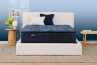 Picture of Cobalt Calm Firm Pillow Top King Mattress & Low Profile Boxspring