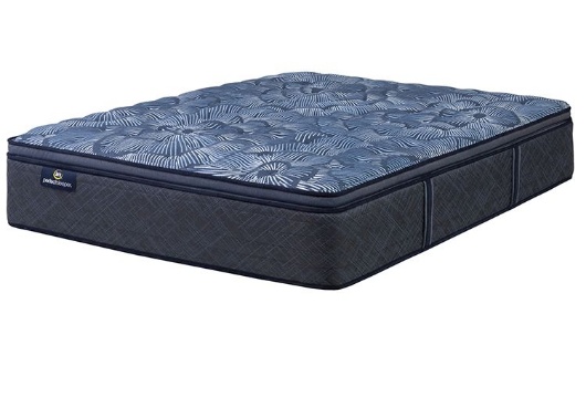 Picture of Cobalt Calm Pillow Top Queen Mattress & Low Profile Boxspring