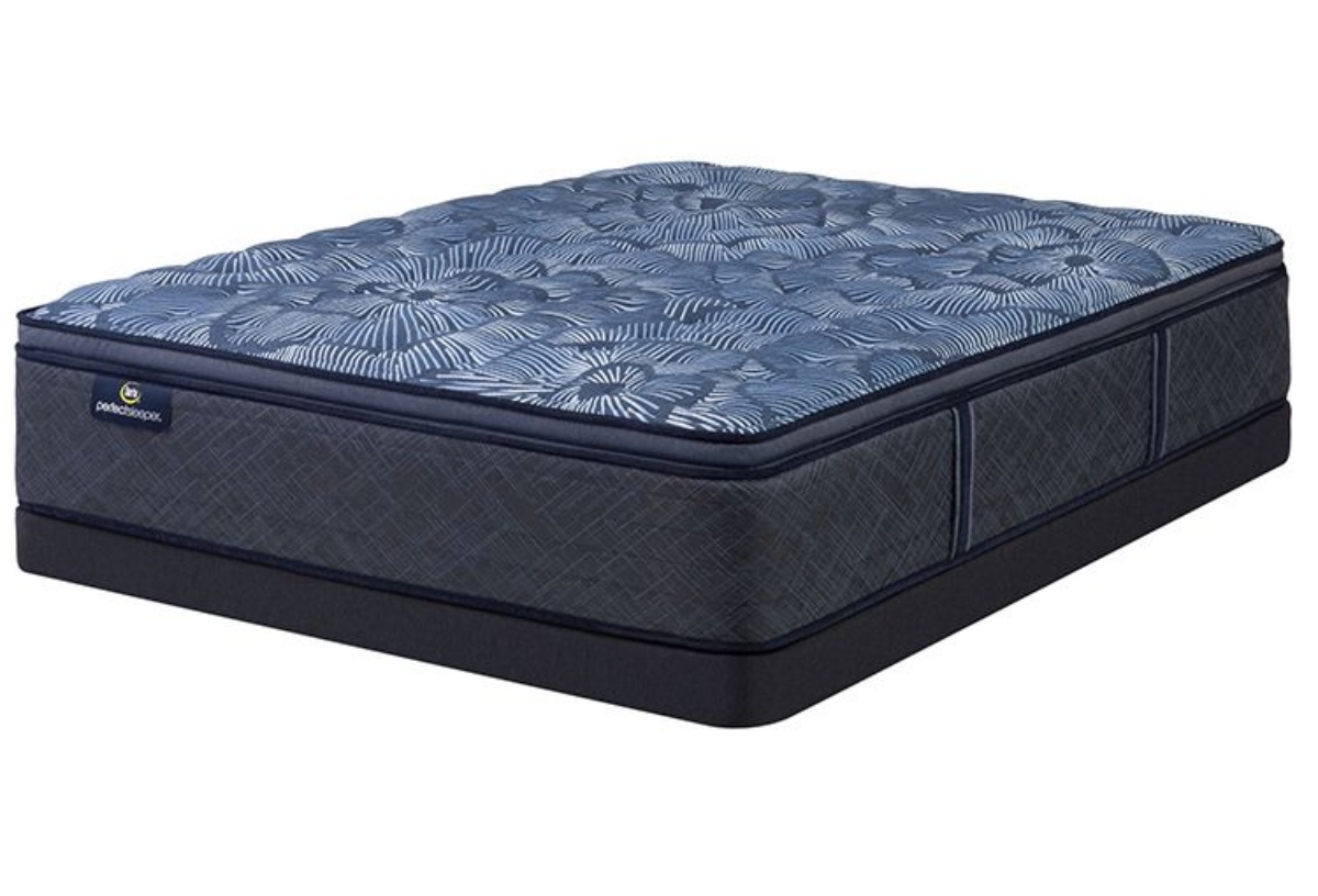 Picture of Cobalt Calm Pillow Top King Mattress & Low Profile Boxspring