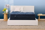 Picture of Cobalt Calm Pillow Top King Mattress & Low Profile Boxspring