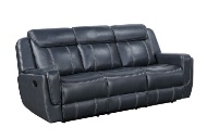 Picture of Edwin Blue Reclining Sofa & Console Loveseat