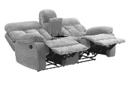 Picture of Luna Stone Reclining Sofa & Console Loveseat