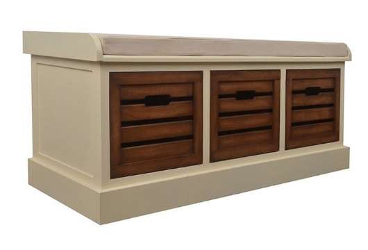 Picture of Honeynut 3 Drawer Bench