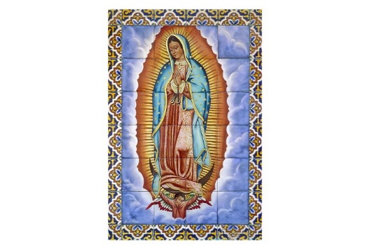 Picture of VIRGIN MARY GLASS PRINT