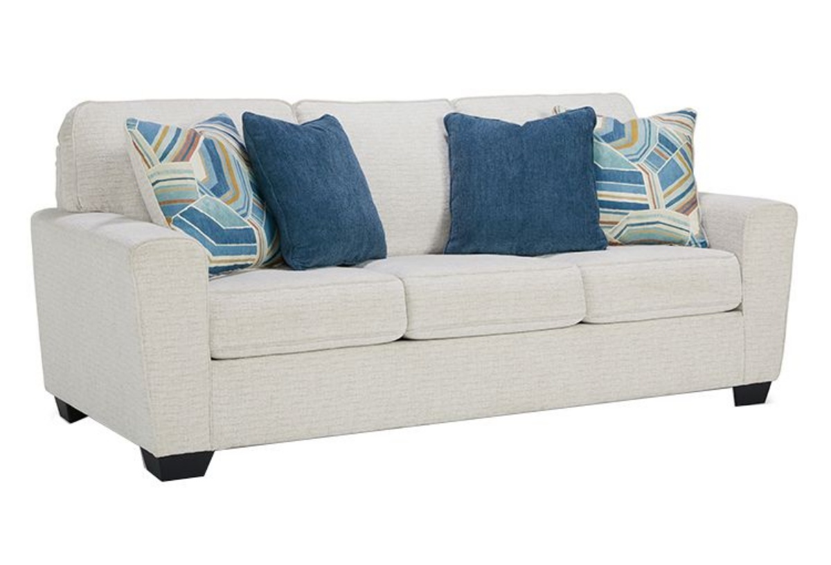 Buy Cashton White Sofa & Loveseat Part Badcock & More