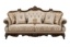 Picture of Dynasty Gold Wood Trim Sofa