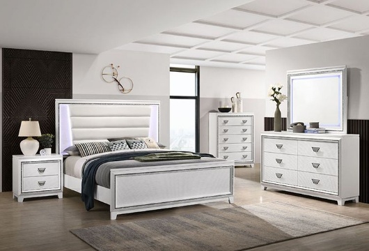 Picture of Moondance White 5 PC Queen Bedroom
