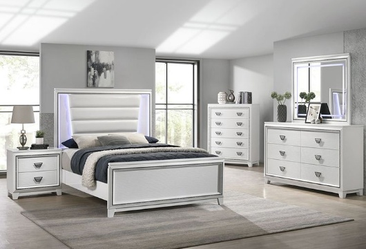 Picture of Moondance White 5 PC Full Bedroom
